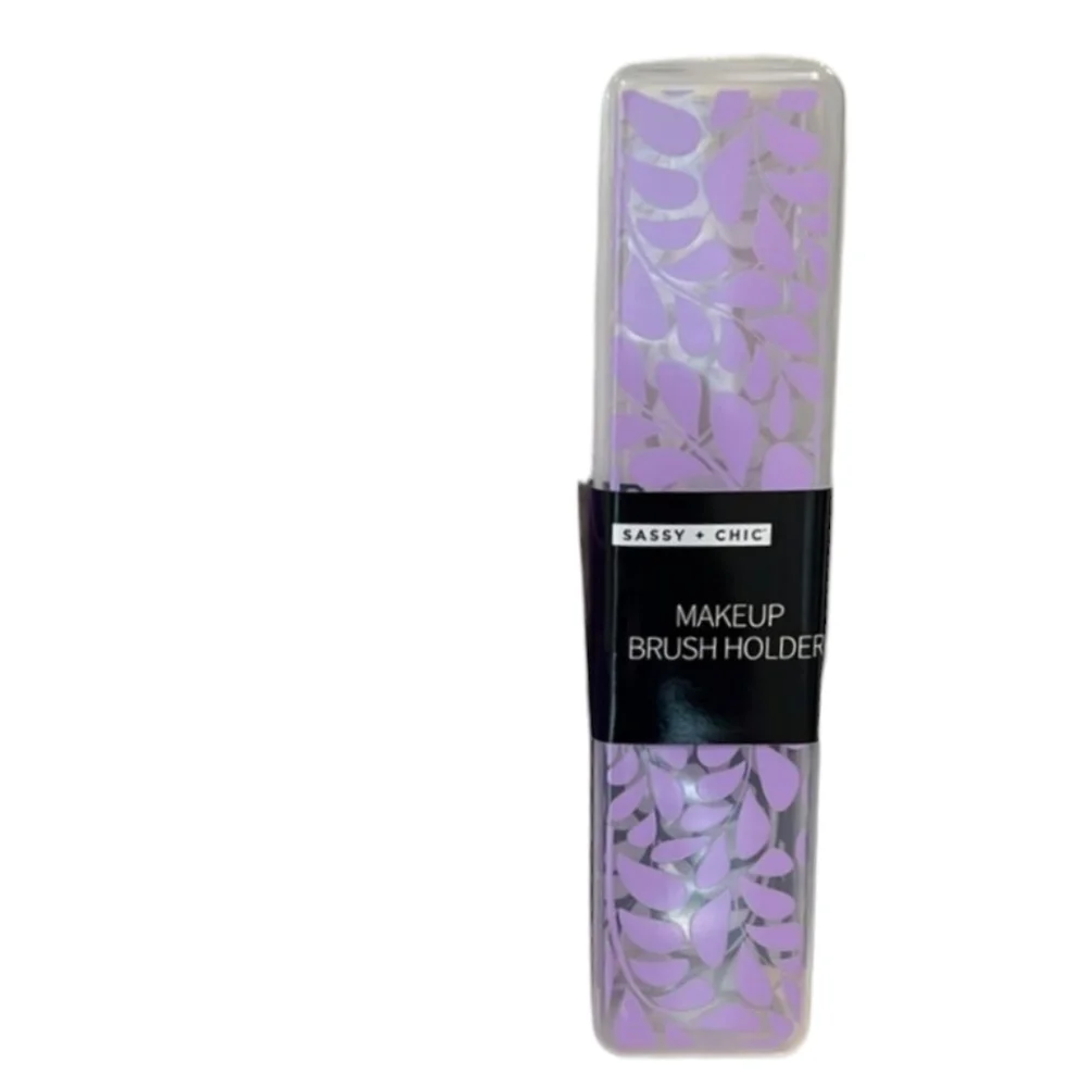 Sassy + Chic Purple Makeup Brush‎ Holder Travel Holder Womens Makeup Accessories
